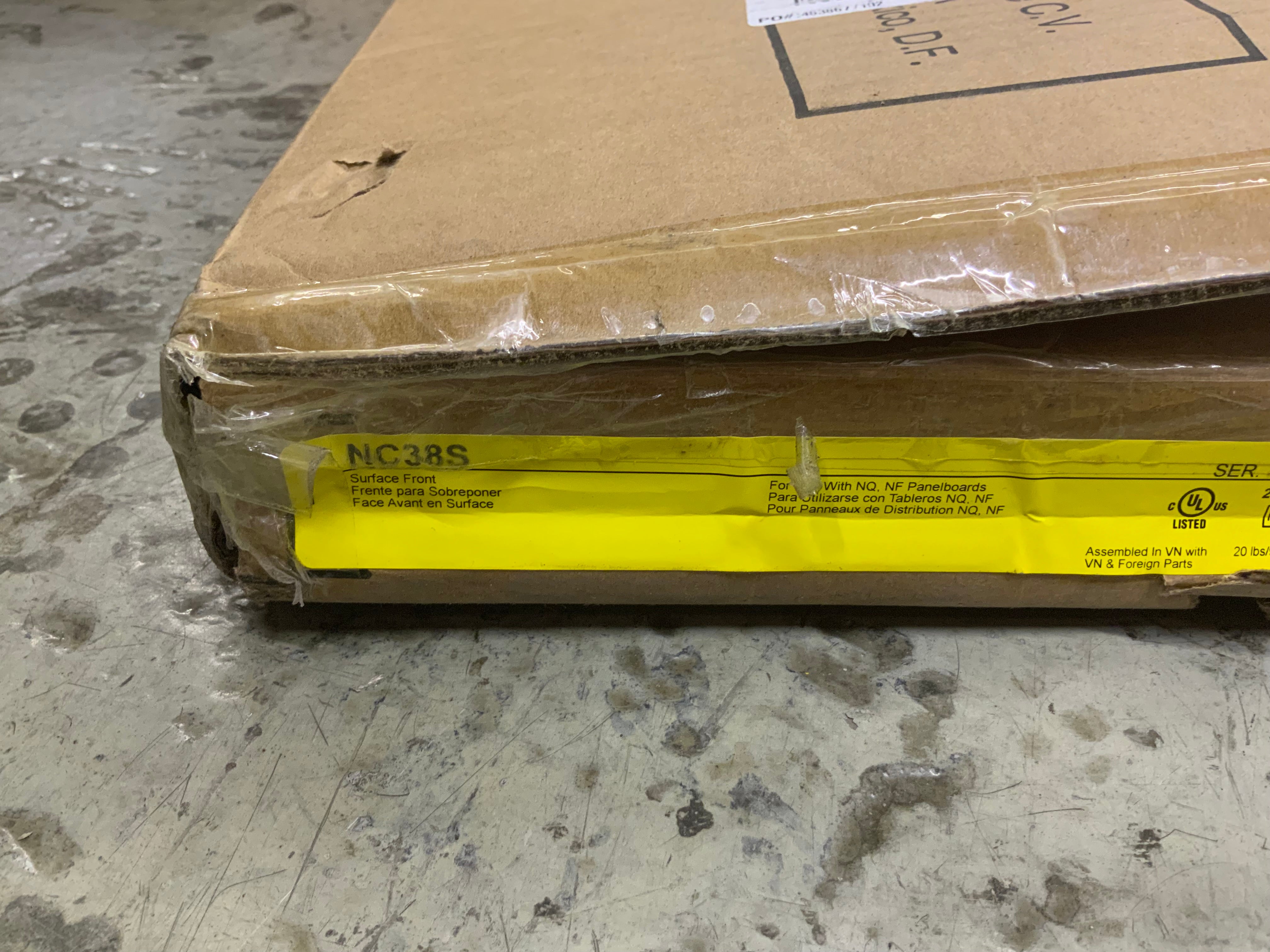 Square D NC38S Enclosure Cover (8128755040494)